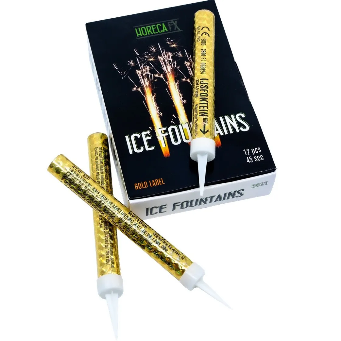 Overig Vuurwerk IJsfontein met Voetje Zilver 45sec. 12st.* Ijsprikkers|Kaarsjes En Vuurwerk