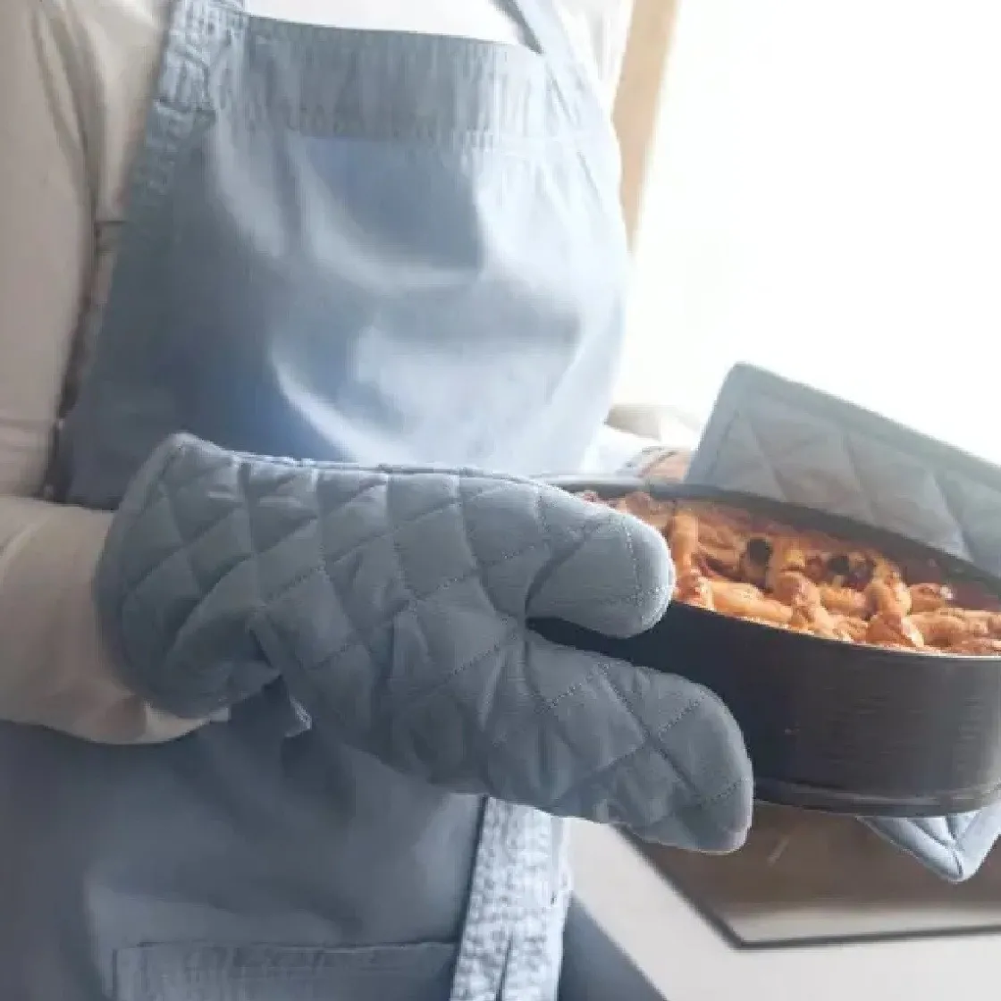 Walra Keukenschort Jeans Blauw* Schorten En Sloven