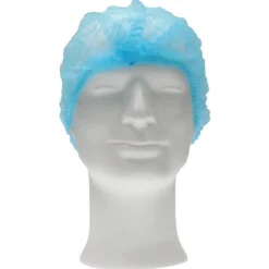 CMT Wegwerpmuts Blauw 100st. 53cm.* Hoofddeksels