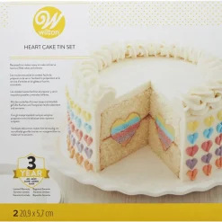 Wilton bakvormen set Hart vulling*** Speciale Bakvormen