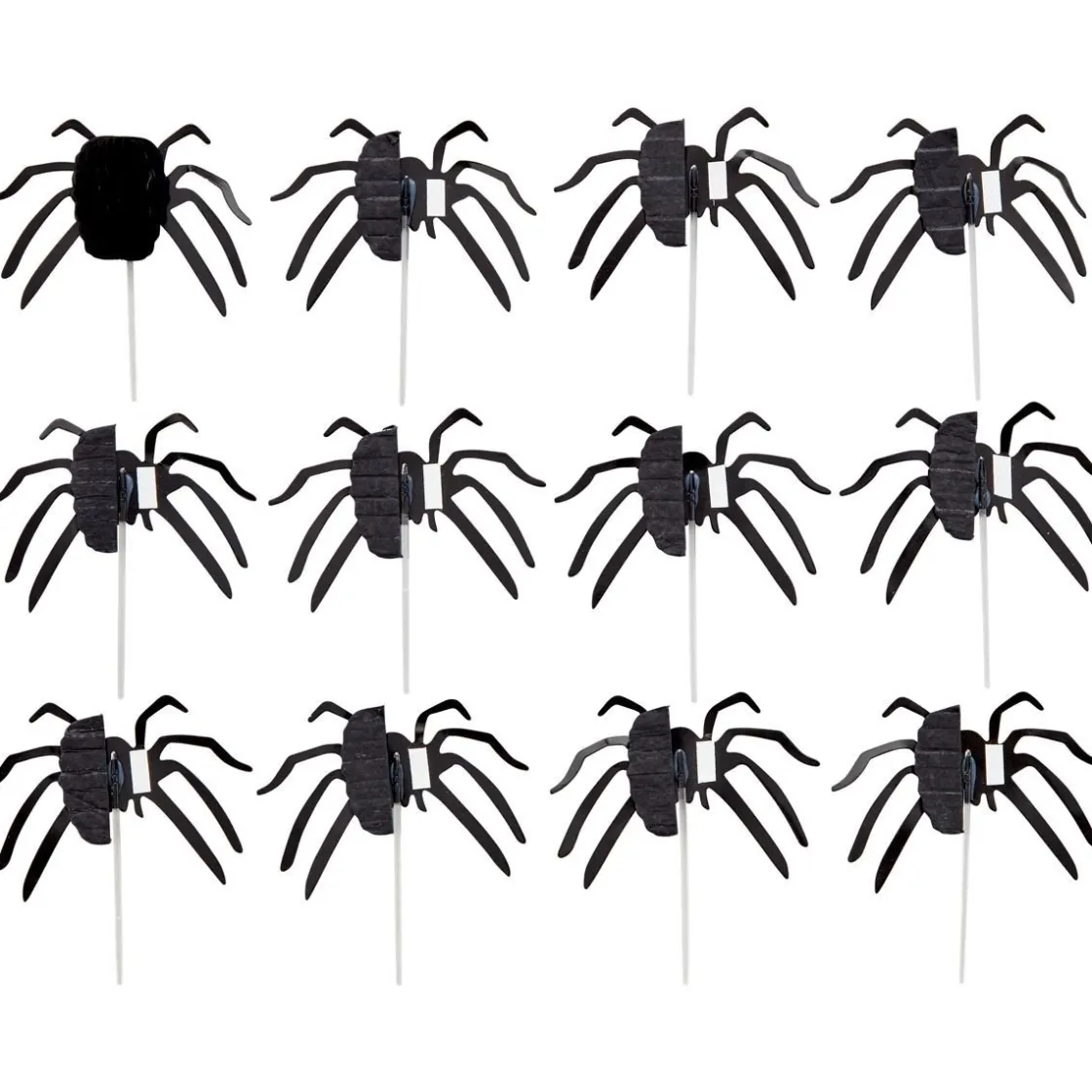 Wilton Cupcake Toppers Halloween Spinnen 12st* Ijsprikkers|Prikkers En Ringen