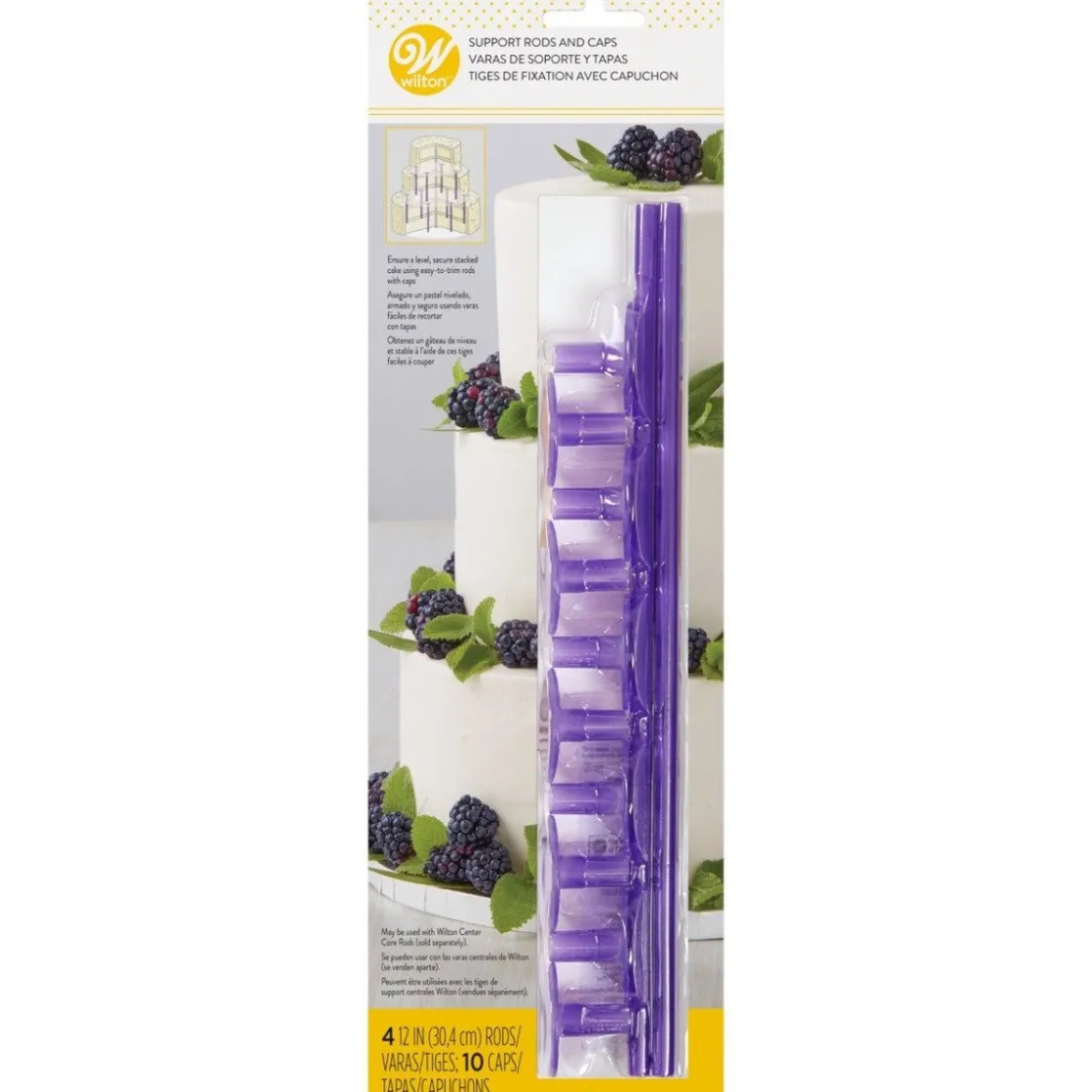 Wilton Dowels en Dopjes Set/14* Dowels En Pilaren|Bakhulpmiddelen