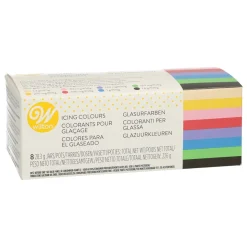 Wilton Kleurstof Gel Assortiment 8x28g* Gel Kleurstoffen