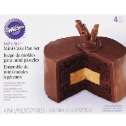 Wilton Mini Bakvorm Gevulde Cake Ø10cm Set/4* Speciale Bakvormen