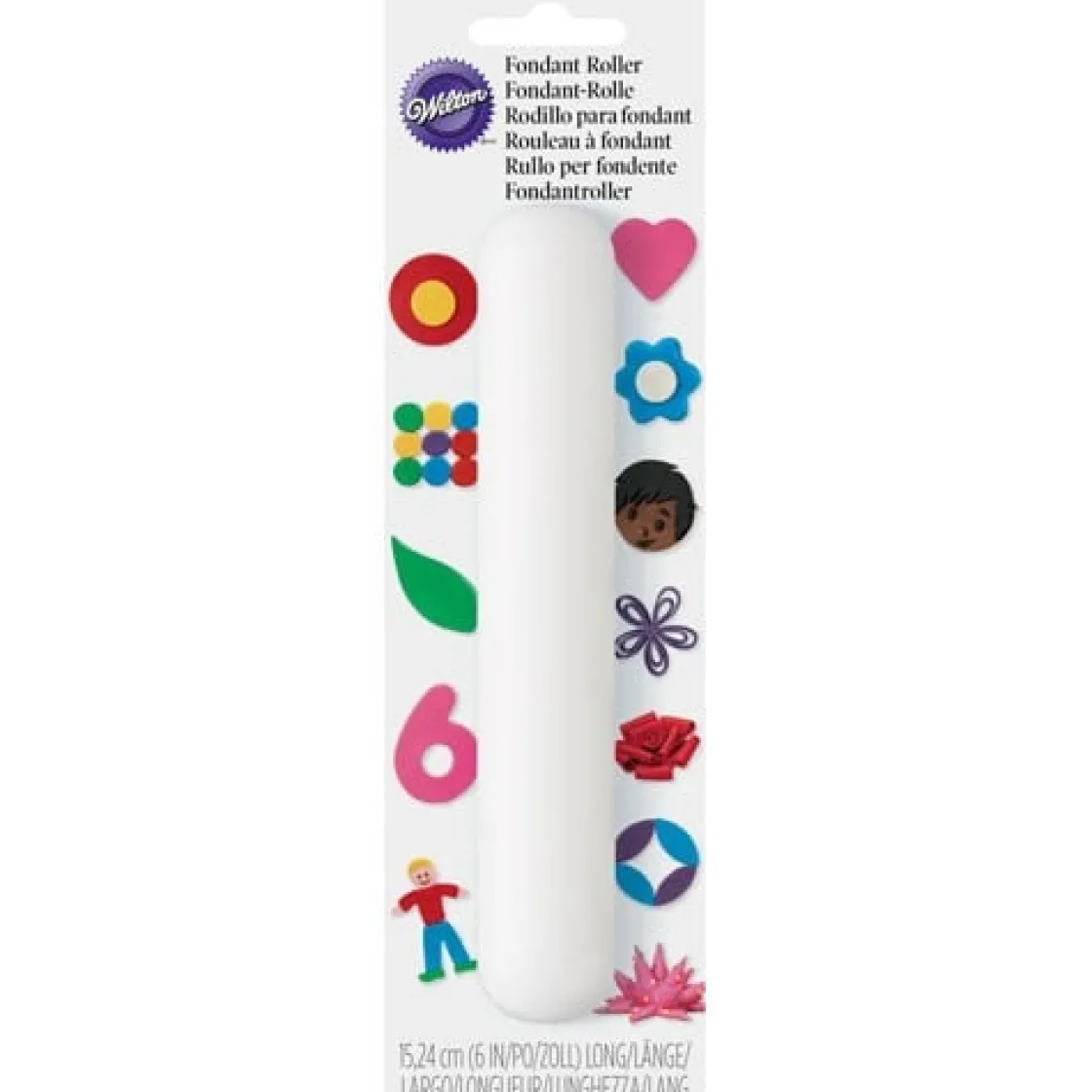 Wilton Rolstok Kunststof 15cm* Rolstokken