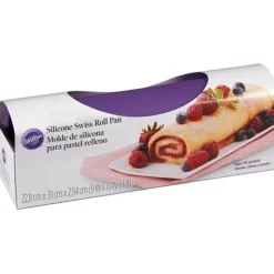 Wilton Siliconen bakmat Swiss Roll 22,8x33 cm* Ijs En Dessert Vormen|Bakvormen Siliconen