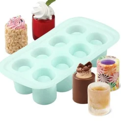 Wilton Siliconen Bakvorm Shotglaasjes (8)* Ijs En Dessert Vormen|Bakvormen Siliconen