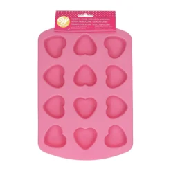 Wilton Siliconen Bakvorm Hart (12)* Ijs En Dessert Vormen|Bakvormen Siliconen