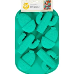 Wilton Siliconen Bakvorm Cactus (6)*** Bakvormen Siliconen|Ijs En Dessert Vormen