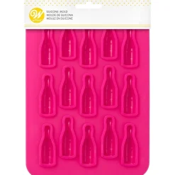 Wilton Siliconen Candy Mold Champagneflessen* Bakvormen Siliconen|Ijs En Dessert Vormen