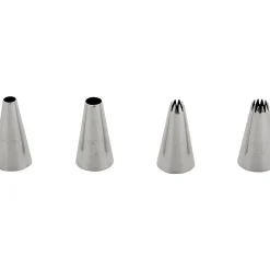 Wilton Spuitmondje Set/4 #010 #012 #021 #032* Spuitmondjes