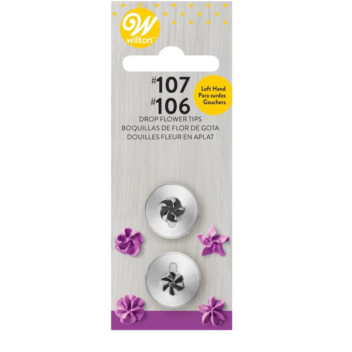 Wilton Spuitmondjes Set Linkshandig #106L, #107L* Spuitmondjes