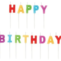 Wilton Taartkaarsjes Happy Birthday Set/13* Kaarsjes En Vuurwerk