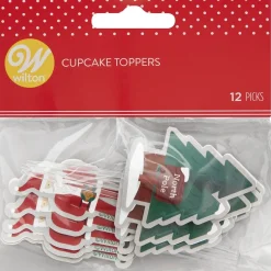 Wilton Taarttoppers Kerstman Set/12* Ijsprikkers|Prikkers En Ringen