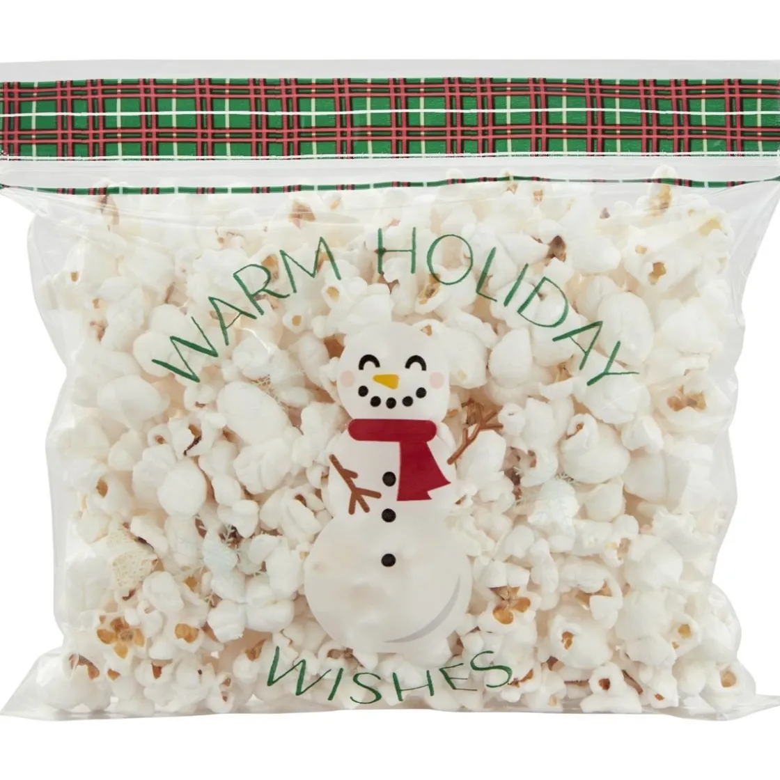 Wilton Traktatiezakjes Hersluitbaar Sneeuwpop 20st* Chocolade Verpakkingen|Zakken