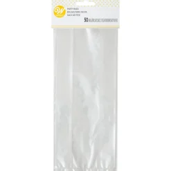 Wilton Traktatiezakjes Transparant 10x24cm 50st* Zakken