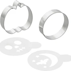 Wilton Uitsteker & Stencil Halloween Set/4* Figuur Stekers