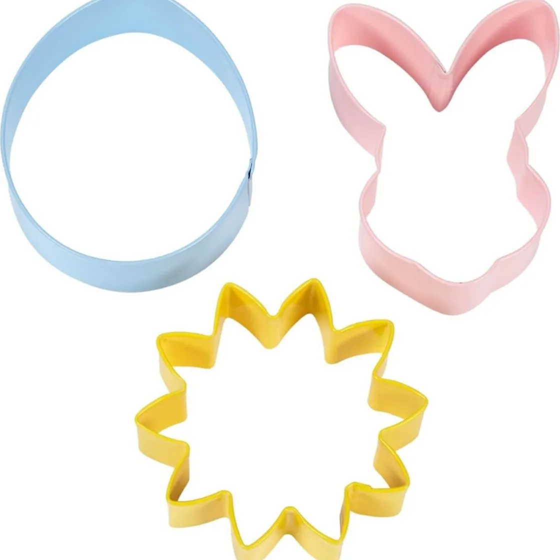 Wilton Uitsteker Pasen Bloem/Konijn/Ei Set/3* Figuur Stekers