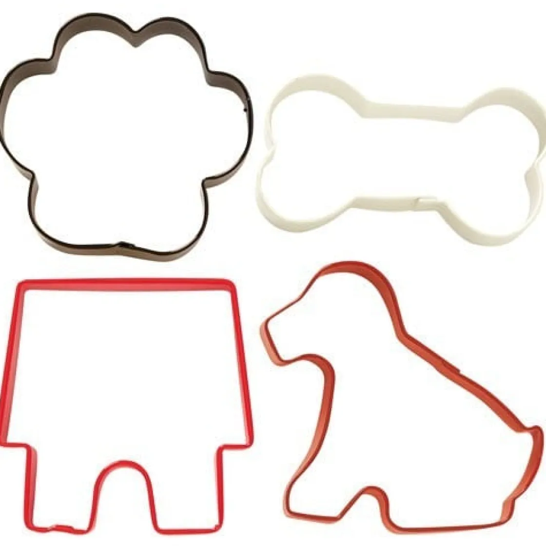 Wilton Uitsteker Set Hond 4st*** Figuur Stekers