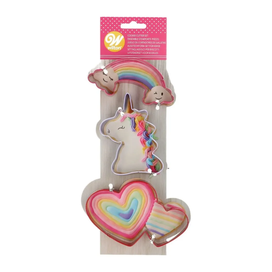 Wilton Uitsteker Unicorn Set/3* Figuur Stekers