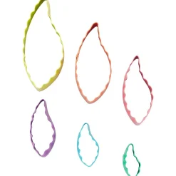 Wilton Uitstekers Blad Dubbelzijdig Set/6* Bloem En Blad Stekers