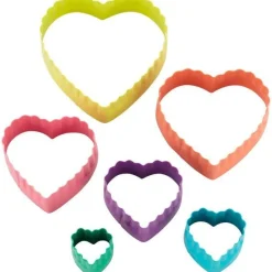 Wilton Uitstekers Hart Dubbelzijdig Set/6* Figuur Stekers