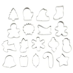 Wilton Uitstekers Kerst Assortiment Set/18* Figuur Stekers