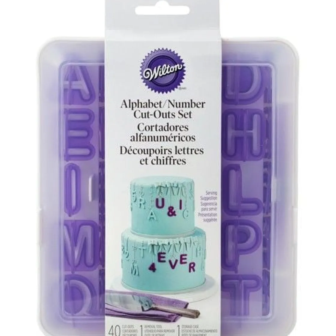 Wilton Uitstekers Letters en Nummers Set* Cijfer En Letter Stekers