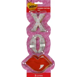 Wilton Uitstekers Valentijn Lippen Set/3* Figuur Stekers