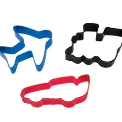 Wilton Uitstekers Vervoersmiddelen Set/3*** Figuur Stekers