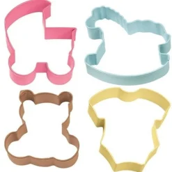 Wilton Uitstekerset Baby Thema 4 stuks* Figuur Stekers