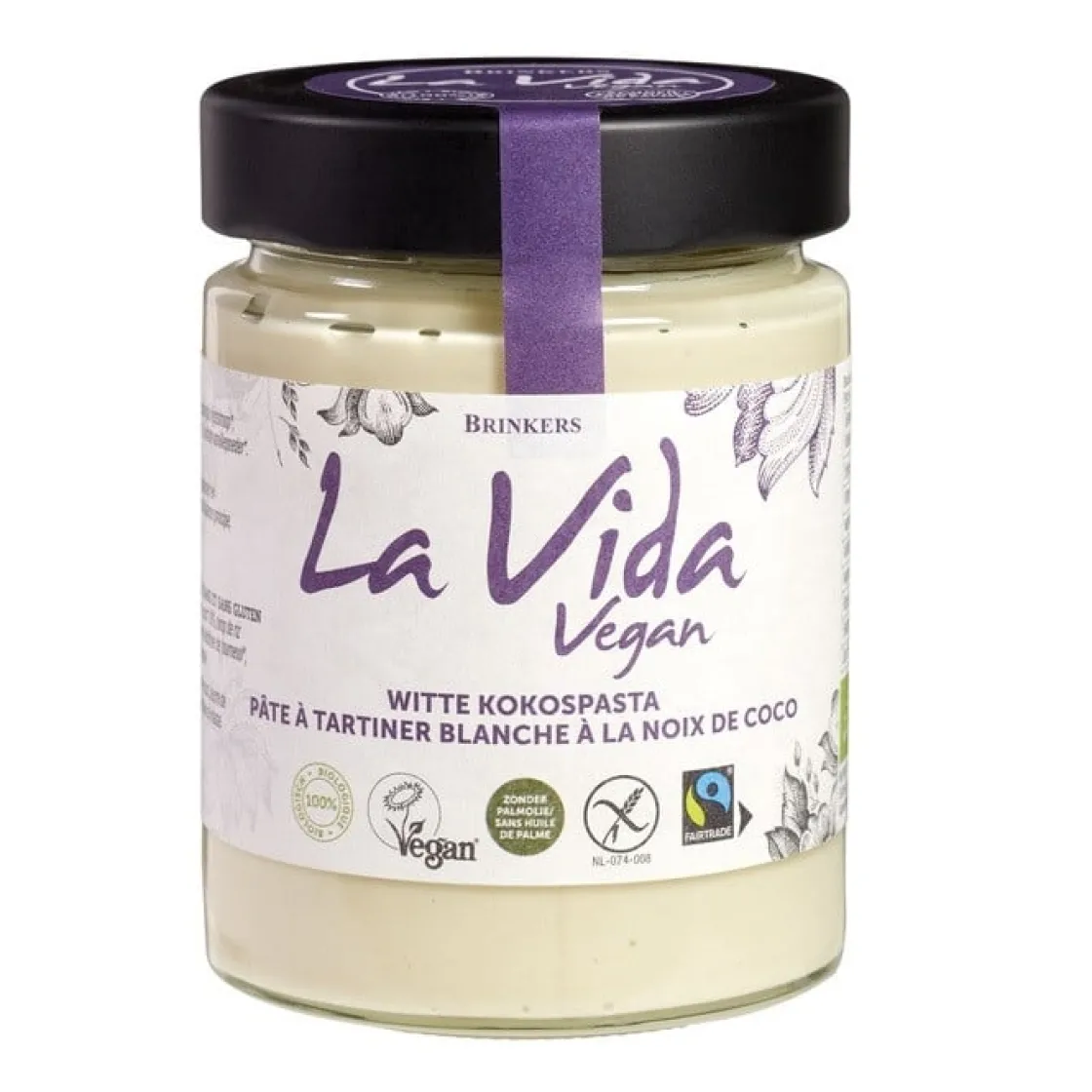 Overig Witte Kokospasta Biologisch 250g* Chocolade Vullingen|Bonbonvullingen